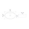 Alfi Brand ALFI brand ABC910 White 22" Oval Above Mount Ceramic Sink with Faucet Hole ABC910 - alternate 2